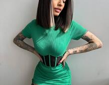 Сукня-міні з елементами корсету Довжину спідниці можна регулювати Сукня-міні з елементами корсету Довжину спідниці можна регулювати | PUSHKA SHOP