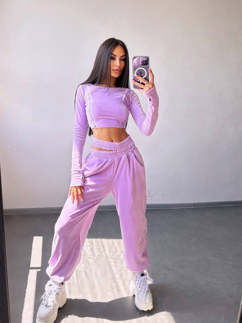 Велюровий комплект  | PUSHKA SHOP