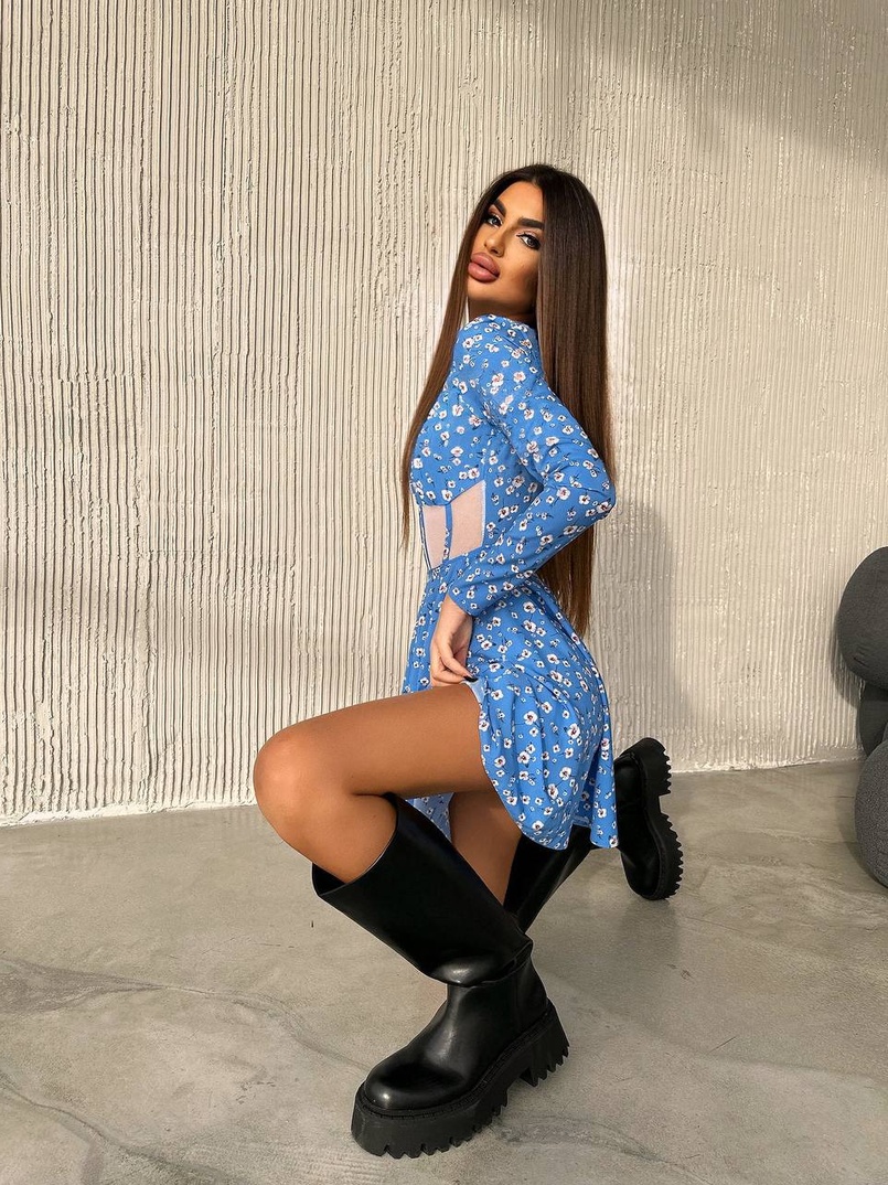 Приталена сукня з корсетною вставкою та спідницею-сонцем Приталена сукня з корсетною вставкою та спідницею-сонцем | PUSHKA SHOP