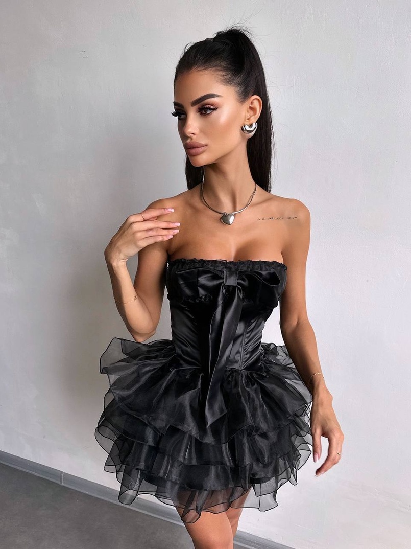 Комплект: корсет + пишна спідниця міні Комплект: корсет + пишна спідниця міні | PUSHKA SHOP