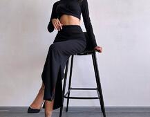 Комплект: топ + спідниця с розрізами Комплект: топ + спідниця с розрізами | PUSHKA SHOP