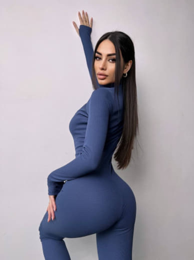 Облягаючий трикотажний комбінезон Облягаючий трикотажний комбінезон | PUSHKA SHOP