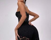 Комплект: мереживний корсет бюстьє + штани + піджак  | PUSHKA SHOP