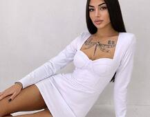 Сукня із чашечками з ефектом push up | PUSHKA SHOP