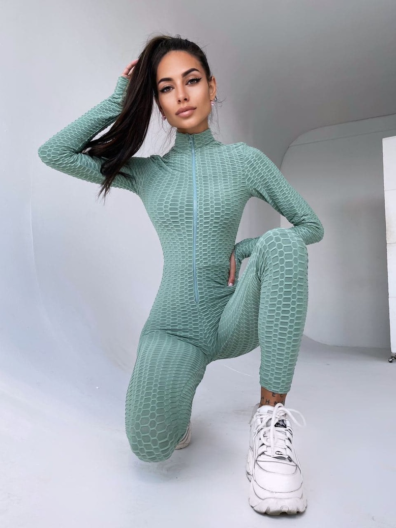 Облегающий спортивный комбинезон   | PUSHKA SHOP
