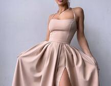 Сукня максі  зі шнурівкою на спинці | PUSHKA SHOP