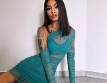 Міні сукня з драпіруванням   | PUSHKA SHOP