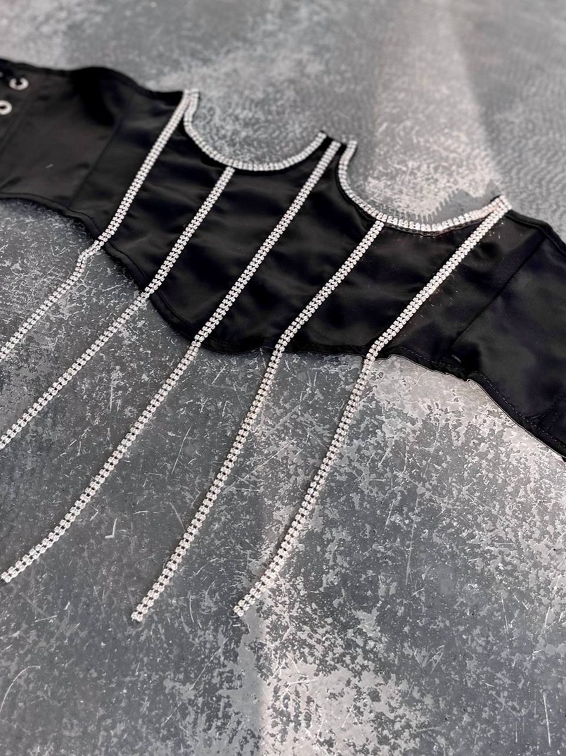 Корсет декорований стразами Ручна робота! Корсет декорований стразами Ручна робота! | PUSHKA SHOP