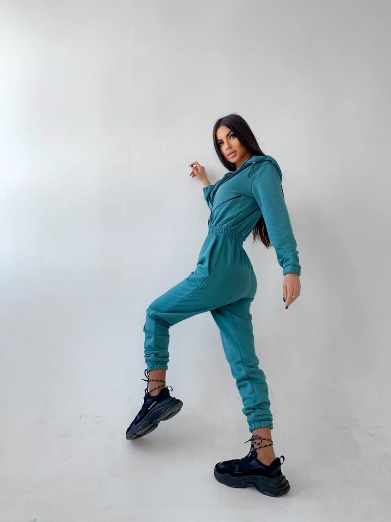 Приталенный комбинезон на молнии Приталенный комбинезон на молнии | PUSHKA SHOP