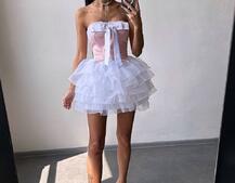 Комплект: корсет + пишна спідниця міні Комплект: корсет + пишна спідниця міні | PUSHKA SHOP