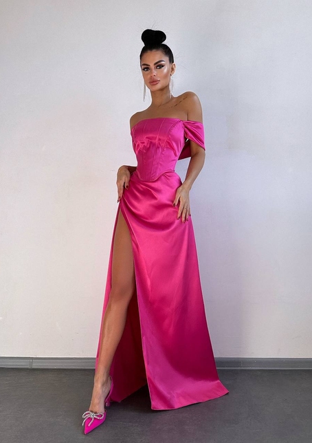 Комплект: корсет + спідниця максі з драпіруванням   | PUSHKA SHOP