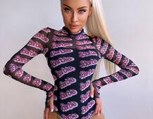 Боді з принтом   | PUSHKA SHOP