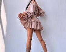 Муслінова сукня з рюшами   | PUSHKA SHOP