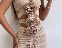 Комплект: топ та спідниця з трояндами Комплект: топ та спідниця з трояндами | PUSHKA SHOP