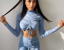 Трикотажный комплект: топ + леггинсы    Трикотажный комплект: топ + леггинсы    | PUSHKA SHOP