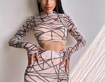 Комплект: топ + спідниця міді   Комплект: топ + спідниця міді   | PUSHKA SHOP