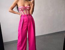 Костюм:  піджак на підкладці, штани+ корсет | PUSHKA SHOP