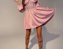 Корсетное платье с пышной юбкой   | PUSHKA SHOP