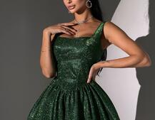 Сяюча корсетна сукня міні Сяюча корсетна сукня міні | PUSHKA SHOP