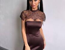 Елегантна сукня максі з мереживом Елегантна сукня максі з мереживом | PUSHKA SHOP