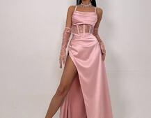 Комплект: корсет+ рукавички + спідниця максі | PUSHKA SHOP