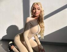 Трикотажний комбінезон з відкритою спиною  | PUSHKA SHOP