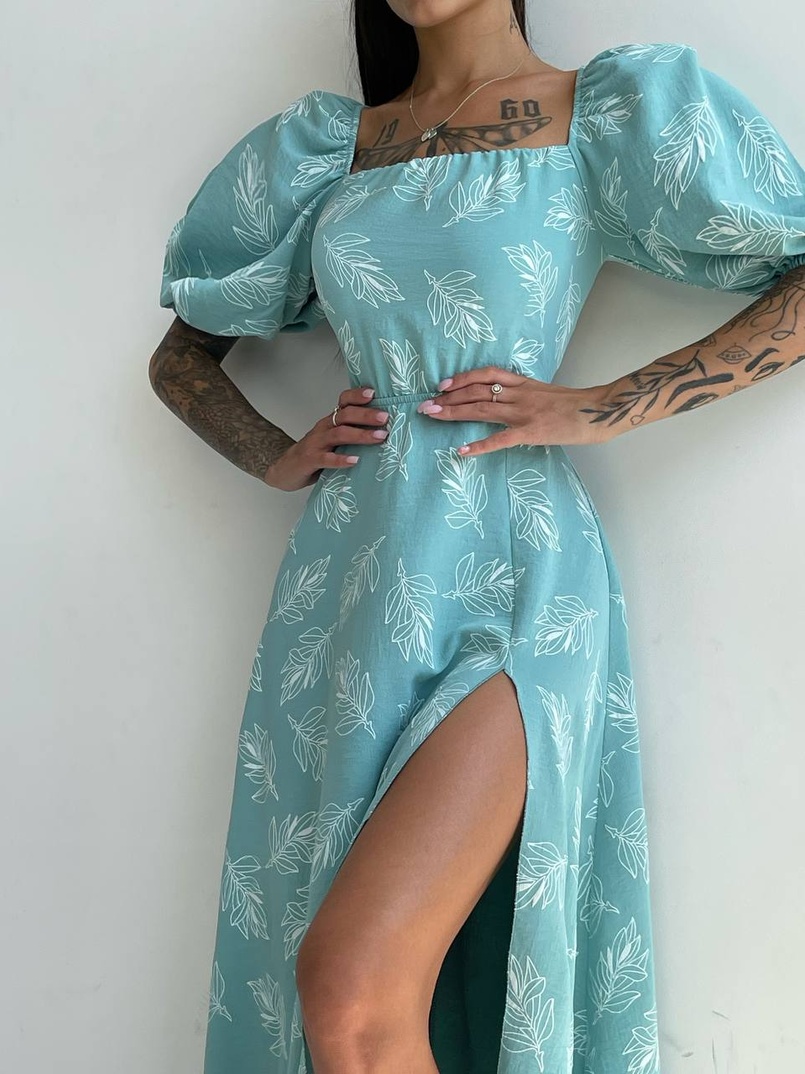 Улюблена сукня міді зі шнурівкою на спинці в нових кольорах | PUSHKA SHOP