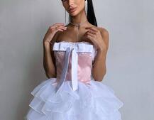 Комплект: корсет + пишна спідниця міні Комплект: корсет + пишна спідниця міні | PUSHKA SHOP