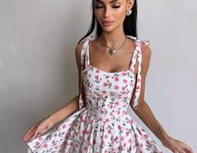 Корсетна сукня з подвійною спідницею  | PUSHKA SHOP