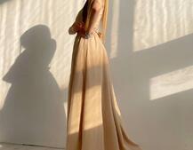 Платье-макси из сетки с блестками Платье-макси из сетки с блестками | PUSHKA SHOP