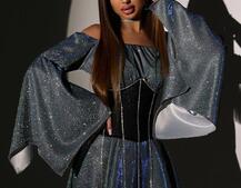 Сяючий комплект: сукня + корсет   | PUSHKA SHOP