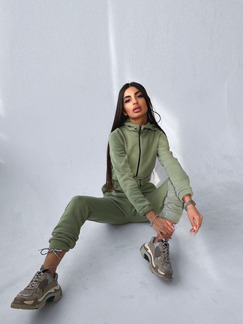 Стильный комбинезон декорированный молниями  | PUSHKA SHOP