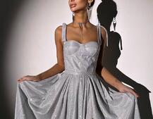 ✨Блискуча сукня максі з чашечками ✨ ✨Блискуча сукня максі з чашечками ✨ | PUSHKA SHOP