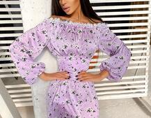 Шелковое платье,декорированное кружевом, в комплекте с корсетом Шелковое платье,декорированное кружевом, в комплекте с корсетом | PUSHKA SHOP