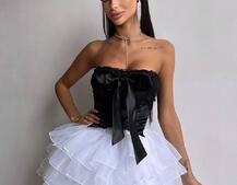 Комплект: корсет + пишна спідниця міні Комплект: корсет + пишна спідниця міні | PUSHKA SHOP