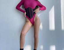 Трикотажне боді з сітчастою вставкою | PUSHKA SHOP