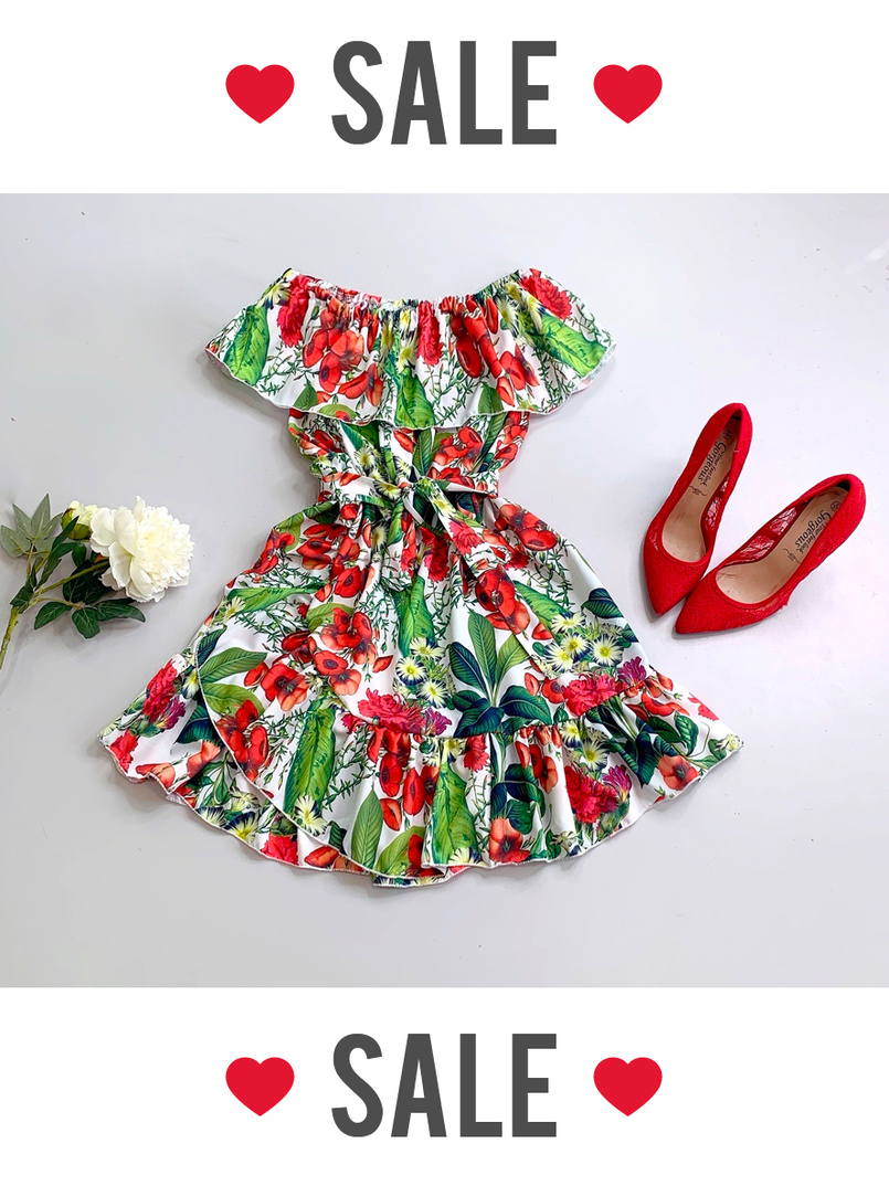 Цветочное платье Цветочное платье | PUSHKA SHOP