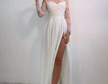 Сукня максі з паєтками та розрізом на спідниці Сукня максі з паєтками та розрізом на спідниці | PUSHKA SHOP