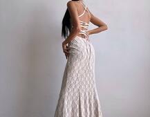 Мереживна сукня максі   | PUSHKA SHOP