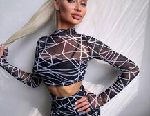 Комплект: топ + спідниця міді   Комплект: топ + спідниця міді   | PUSHKA SHOP