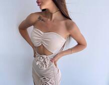 Сукня міні з трояндами    Ручна робота.  | PUSHKA SHOP