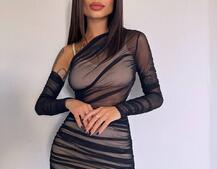 Міні сукня з драпіруванням Міні сукня з драпіруванням | PUSHKA SHOP