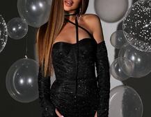 Сяюча корсетна сукня бюстьє Сяюча корсетна сукня бюстьє | PUSHKA SHOP