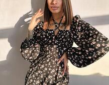 Улюблена сукня-міді зі шнурівкою на талії  Улюблена сукня-міді зі шнурівкою на талії  | PUSHKA SHOP