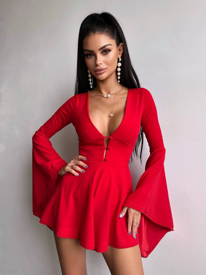 Ромпер з розкльошеними рукавами Ромпер з розкльошеними рукавами | PUSHKA SHOP