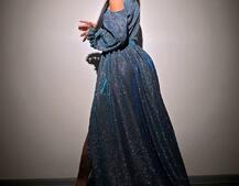 Сяюча сукня максі | PUSHKA SHOP