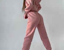 Тёплый комплект: худи + спортивные штаны Тёплый комплект: худи + спортивные штаны | PUSHKA SHOP