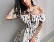 Сукня- міні у квітковий принт Сукня- міні у квітковий принт | PUSHKA SHOP