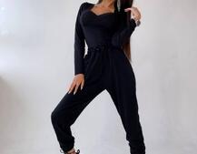 Комплект: боди с чашечками + трикотажные джоггеры  | PUSHKA SHOP