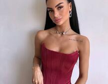 Корсетна сукня міді Корсетна сукня міді | PUSHKA SHOP